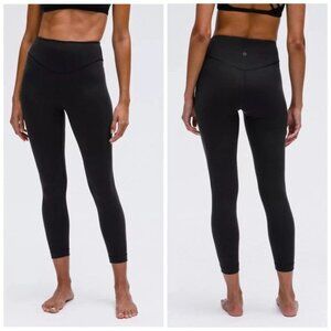 Lululemon Wunder Under High-Rise Tight 25" *Full-On Luxtreme Black Size 6